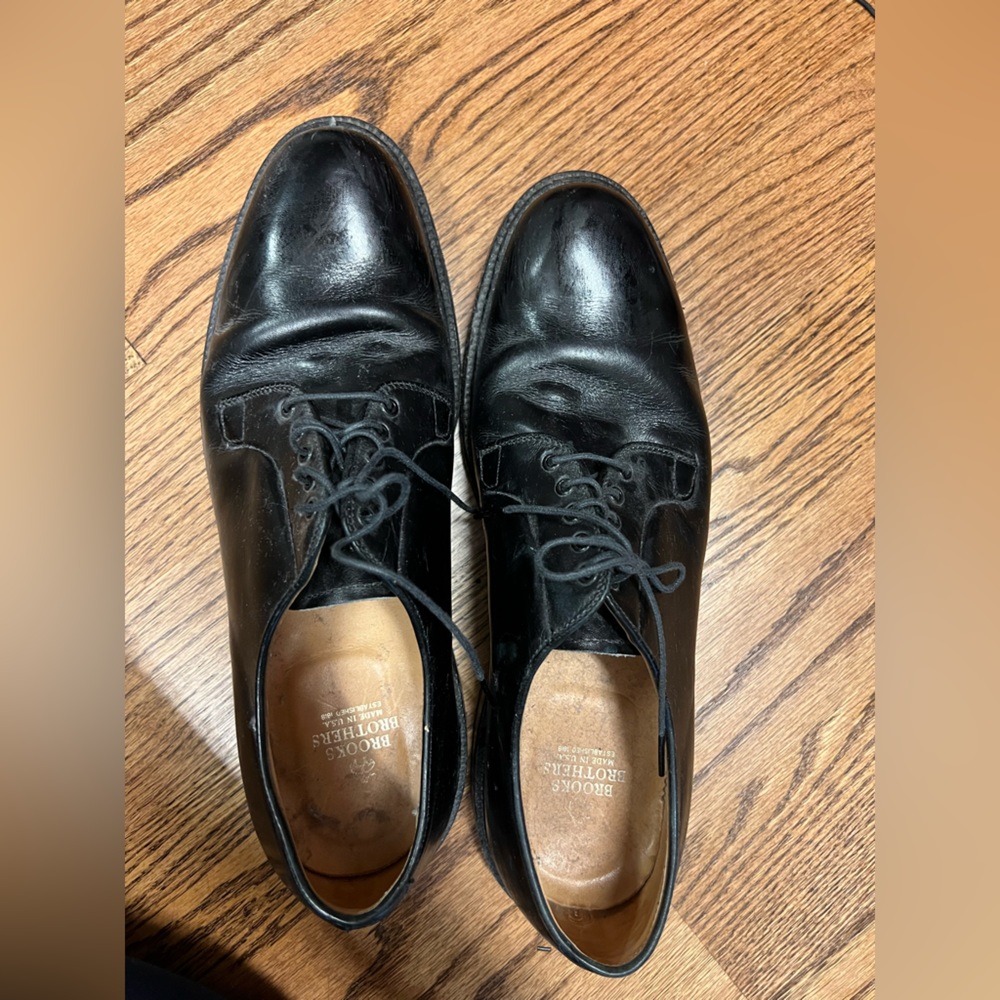 Peal & Co LTD Brooks Brothers black shoe, size 11.5, GUC